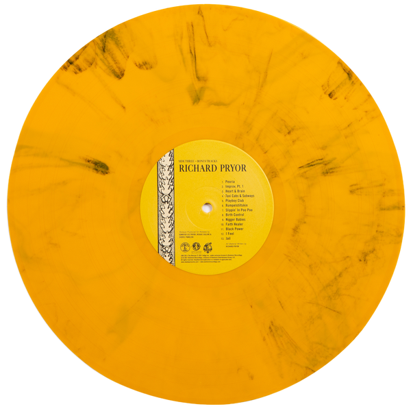 Richard Pryor (2xLP, SUR exclusive Yellow w/Black Splatter Vinyl) w/exclusive bonus trading card