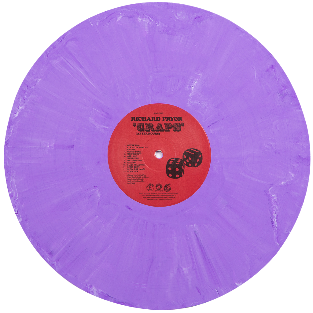 Richard Pryor - 'Craps' (After Hours) (2xLP, Mondo variant Light Purple Blast Vinyl)