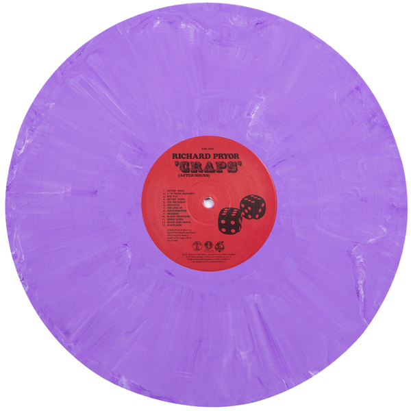 Richard Pryor - 'Craps' (After Hours) (2xLP, Mondo variant Light Purple Blast Vinyl)
