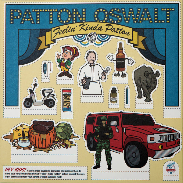 Patton Oswalt - Feelin' Kinda Patton (blue vinyl)