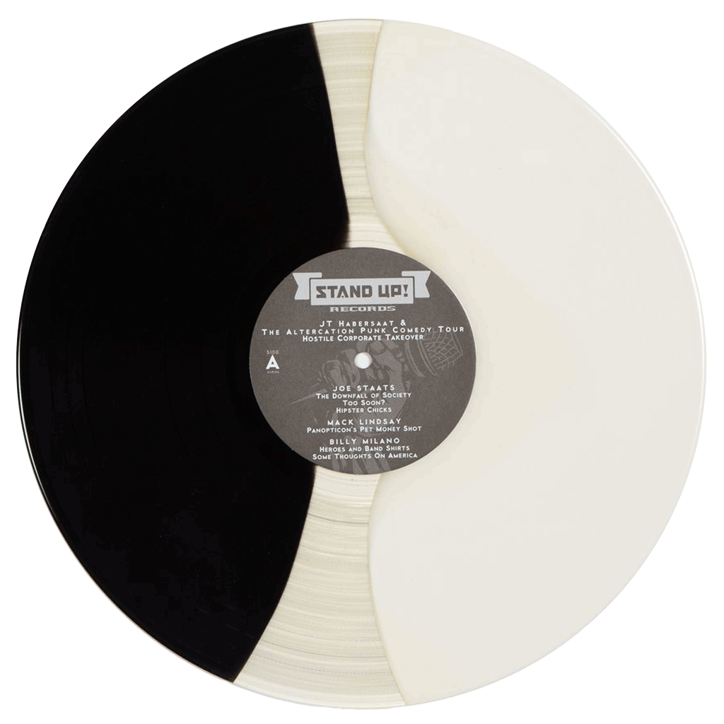 JT Habersaat - Hostile Corporate Takeover (black/clear/white striped vinyl)