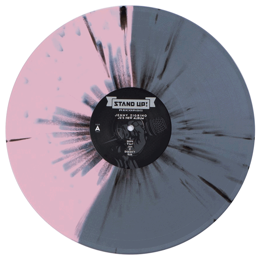 Jenny Zigrino - JZs New Album (baby pink/silver split w/black splatter vinyl)