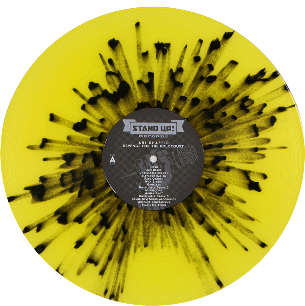 Ari Shaffir - Revenge for the Holocaust (yellow w/black splatter vinyl)