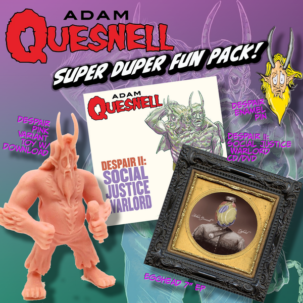 Adam Quesnell Deluxe Combo Pack (CD/DVD, toy, 7-inch 45 & pin)