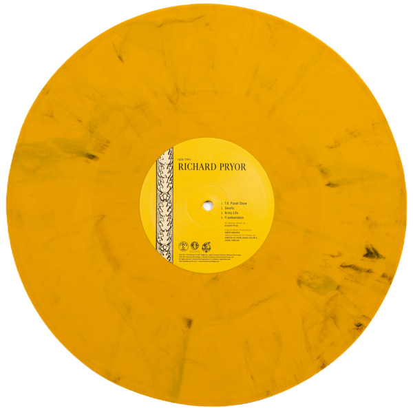 Richard Pryor (2xLP, SUR exclusive Yellow w/Black Splatter Vinyl) w/exclusive bonus trading card