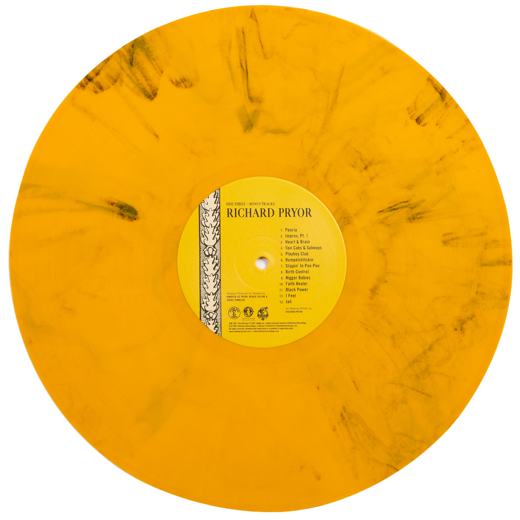Richard Pryor (2xLP, SUR exclusive Yellow w/Black Splatter Vinyl Richard Pryor (2xLP, SUR exclusive Yellow w/Black Splatter Vinyl