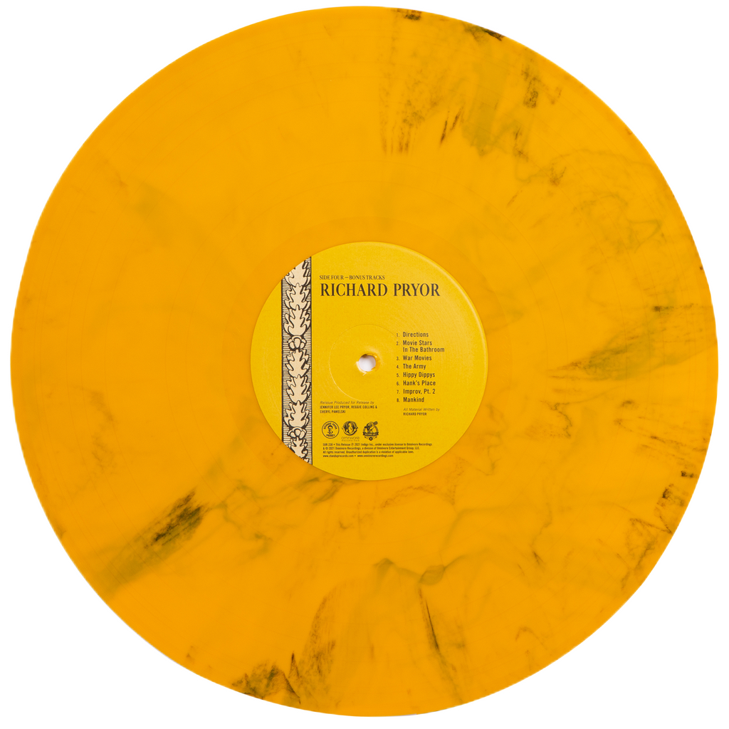Richard Pryor (2xLP, SUR exclusive Yellow w/Black Splatter Vinyl Richard Pryor (2xLP, SUR exclusive Yellow w/Black Splatter Vinyl