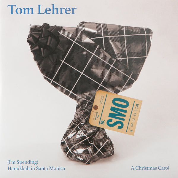 Tom Lehrer - (I'm Spending) Hanukkah in Santa Monica b/w A Christmas Carol (blue-white 7"vinyl)