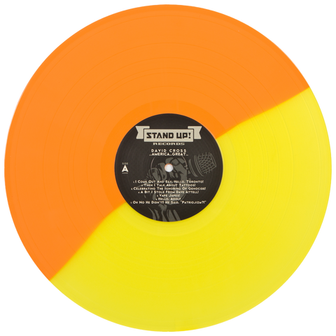 David Cross - ...America...Great... (yellow / orange vinyl)