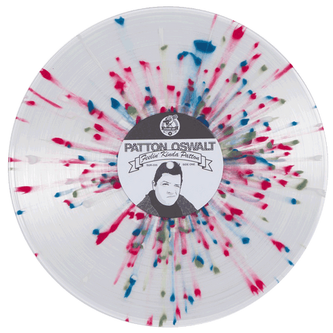 Patton Oswalt - Feelin' Kinda Patton (2nd pressing clear w/blue, green, red & white splatter vinyl)