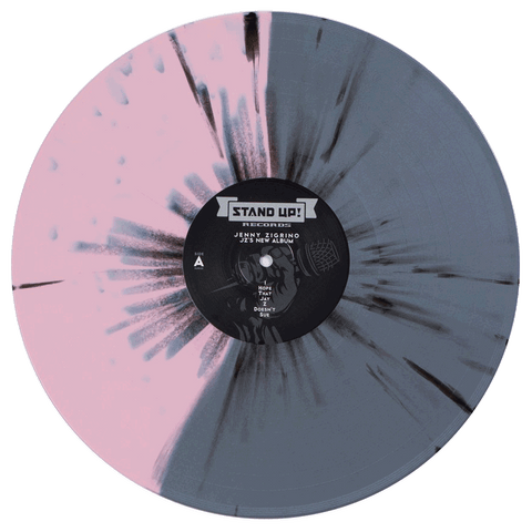Jenny Zigrino - JZs New Album (baby pink/silver split w/black splatter vinyl)