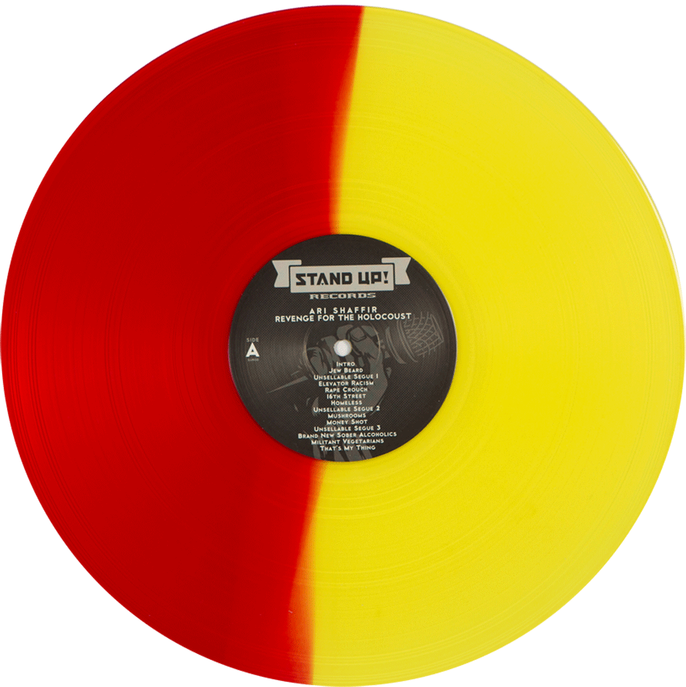 Ari Shaffir - Revenge for the Holocaust (red/yellow split colored vinyl)