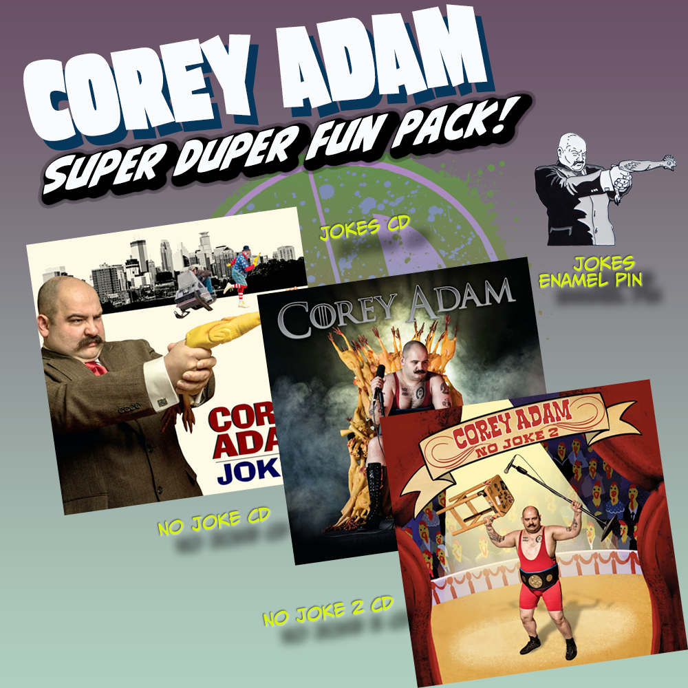 Corey Adam Deluxe Combo Pack (3 CDs & pin)