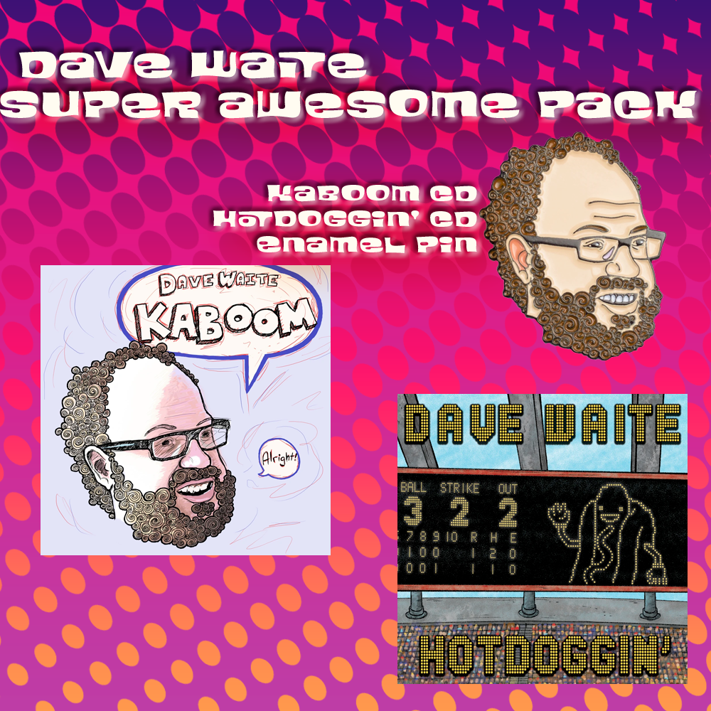 Dave Waite Combo Pack (2 CDs & pin)